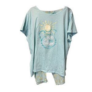 Women's Croft & Barrow 2pc Capri Pajama Set - 4X